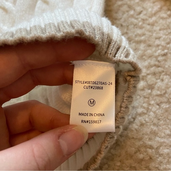 Altar’d State Tennis V-Neck White Cropped Sweater - Picture 4 of 8